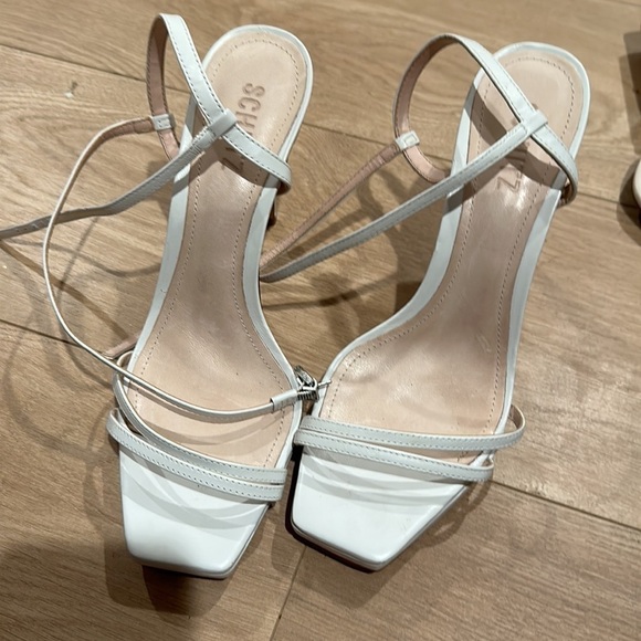 Schutz Tersa Stiletto White Platform 8.5 - Picture 5 of 8